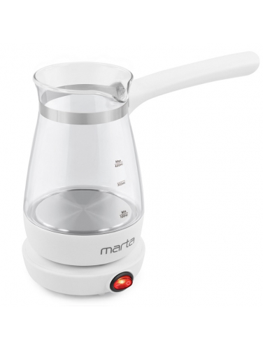 Турка электрическая MARTA MT-2140 (Белый жемчуг)