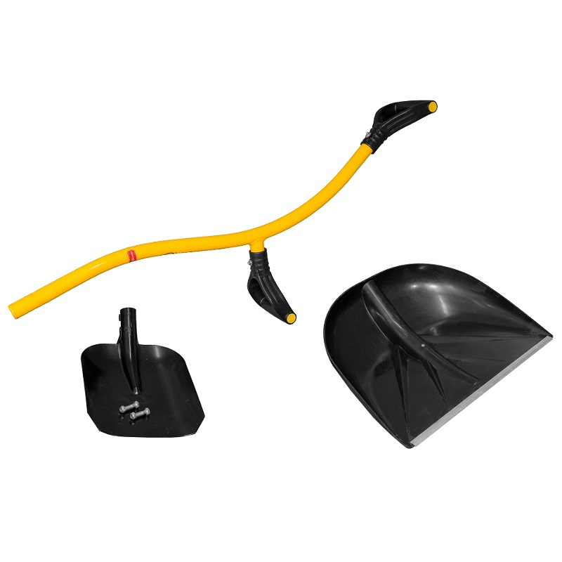 Лопата для уборки снега Торнадо 2 в 1 (2 ковша: снеговой + совковый) (Tornadica) 