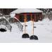 Лопата для уборки снега Торнадо 2 в 1 (2 ковша: снеговой + совковый) (Tornadica) 