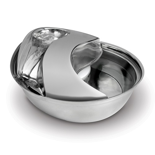 Автопоилка фонтан Pioneer Pet “RainDrop” для кошек и собак (нерж.сталь)