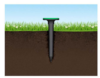Отпугиватель кротов Торнадо ОЗВ 03 на солнечных батареях