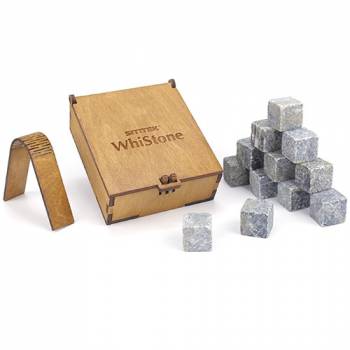 Камни для виски WhiStone M (набор из 12 камней со щипцами)