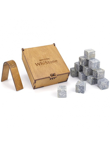 Камни для виски WhiStone M (набор из 12 камней со щипцами)