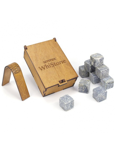 Камни для виски WhiStone S (набор из 9 камней со щипцами)