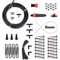 Капельный полив ЖУК от ёмкости с регулируемыми капельницами (30 растений)