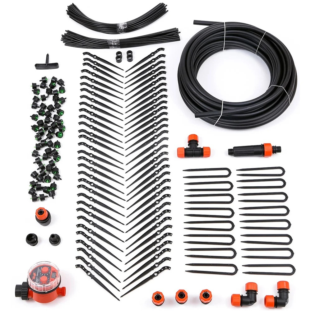 Капельный полив Жук от водопровода с таймером (60 растений)