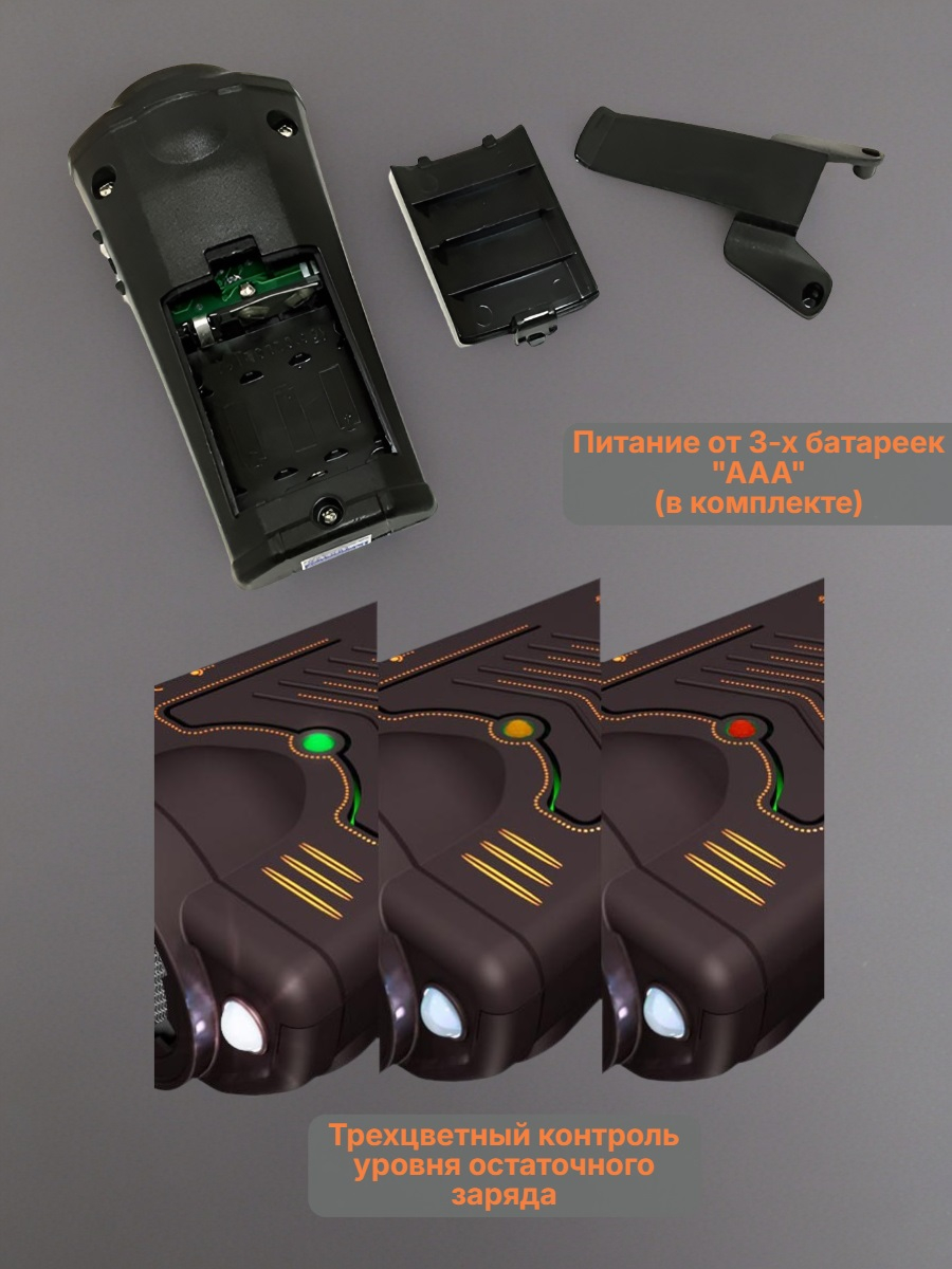 Ультразвуковой отпугиватель собак Собакам.Нет Вспышка+ с тройным воздействием