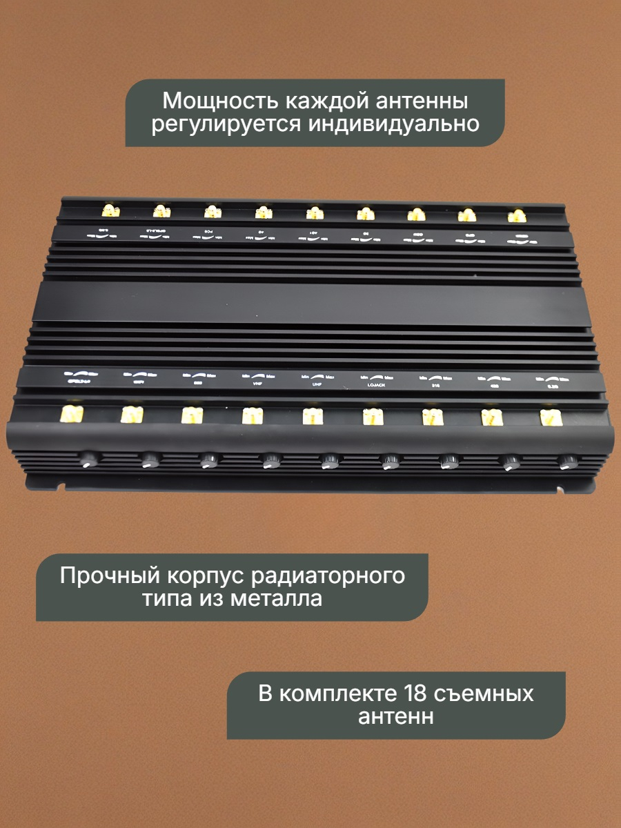Подавитель сотовой связи Monster 18CH