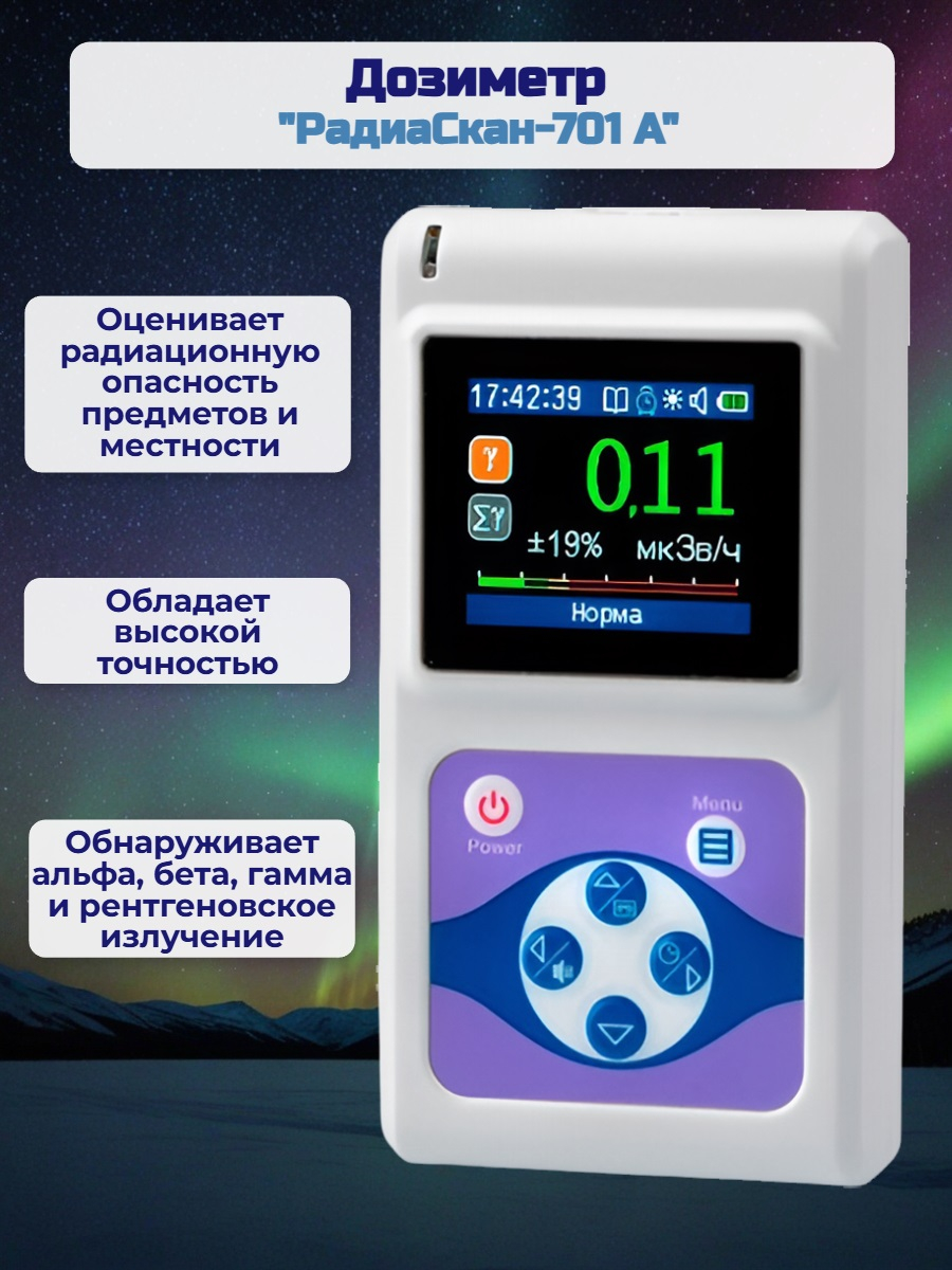 Дозиметр Радиаскан 701