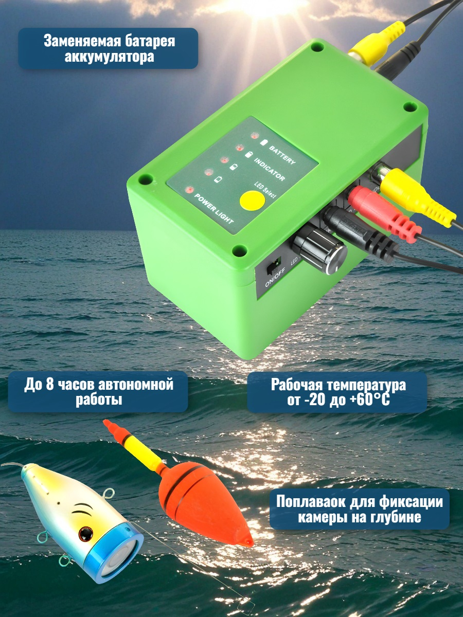 Видеокамера для рыбалки Teltos Кейс 15 м