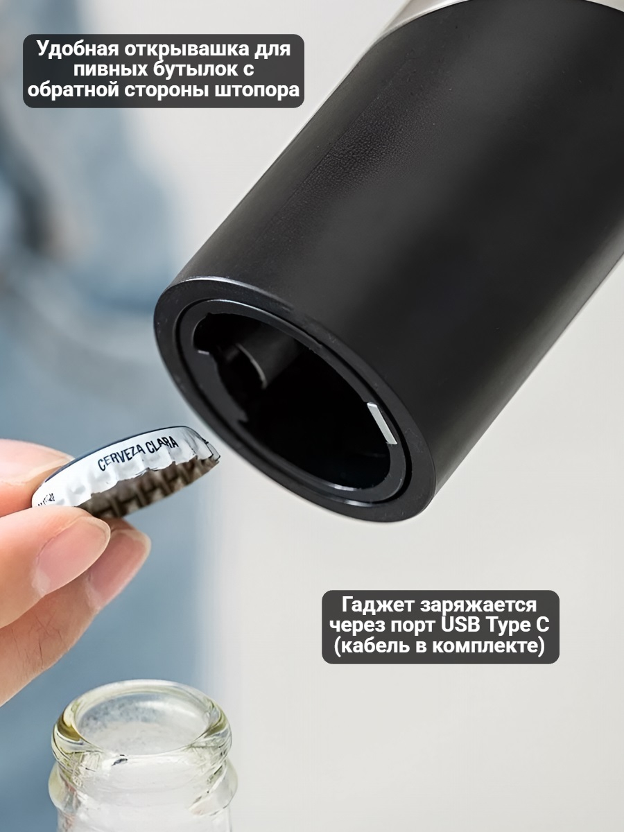 Набор для вина и пива 7 в 1 Xiaomi Circle Joy Electric Wine and Beer accessories GIFT SET