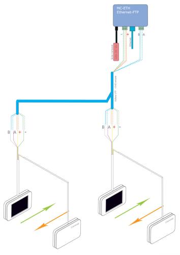 Подключение ethernet 2 пары