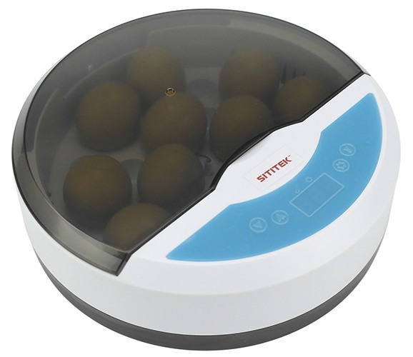 Автоматический мини инкубатор для куриных и перепелиных яиц SITITEK 9