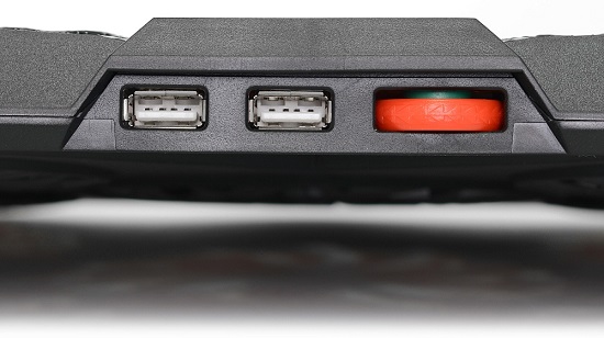Охлаждающая подставка для ноутбука CROWN CMLS-130 Red