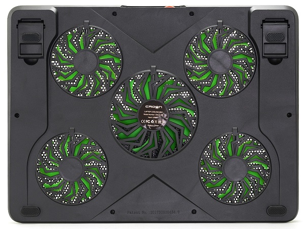 Охлаждающая подставка для ноутбука CROWN CMLS-132 Green