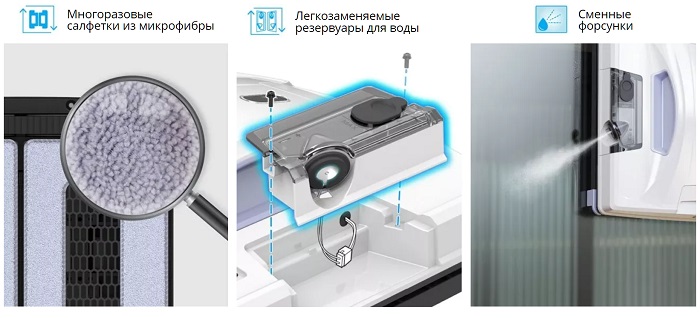 Робот мойщик окон HOBOT-S6 Pro