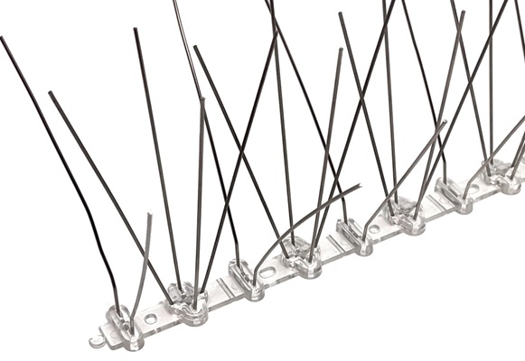 Противоприсадные шипы от птиц Ёж-металл 30 в сборе