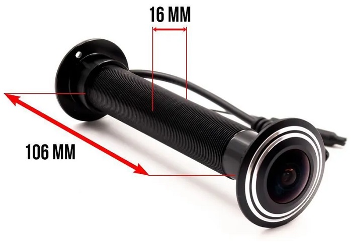 Беспроводной видеоглазок TUYA Wi-Fi IHome-HQ02-Tuya с записью и датчиком движения