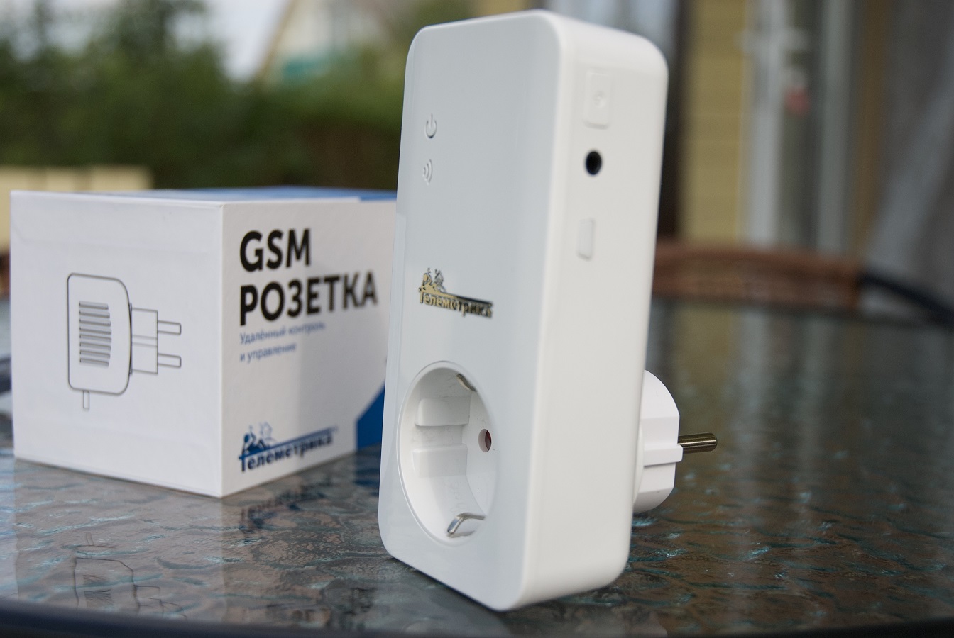 Умная GSM розетка Телеметрика Т4 v1.5 (GPRS) купить в Москве с доставкой