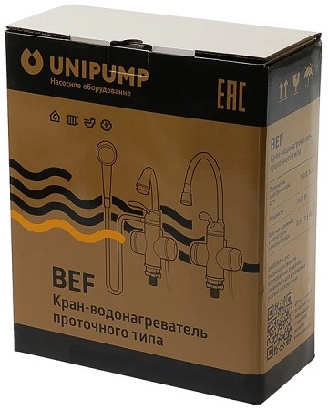 Проточный водонагреватель UNIPUMP "BEF-001-03"