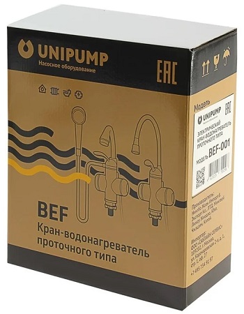 Проточный водонагреватель UNIPUMP "BEF-001"