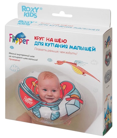 Круг для купания новорожденных ROXY-KIDS Flipper Рыцарь