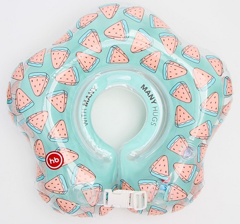 Надувной круг на шею для купания детей Happy Baby "AQUAFUN" Watermelon