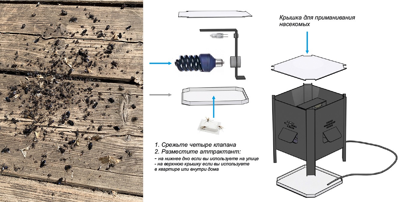 Универсальный уничтожитель летающих насекомых SITITEK Mosquito Cube  (MSK-01): купить в Москве и Санкт-Петербурге, цены, фото, описание