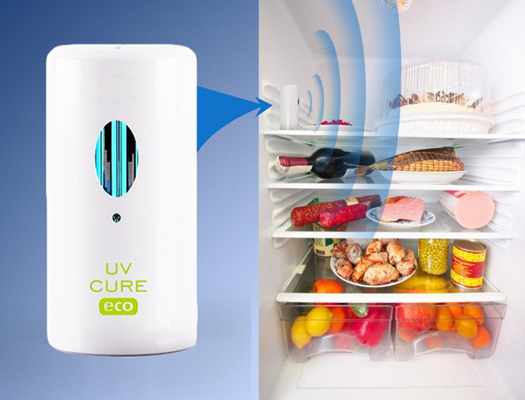 Озонатор "Longevita uv cure Eco" незаменим не только в комнате, но и в холодильнике — избавит от неприятного запаха и поможет сохранить свежесть продуктов