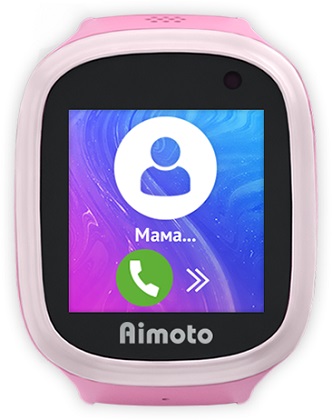 Детские смарт-часы с GPS Aimoto Start 2 Pink